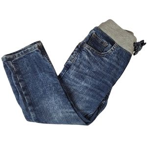 BABY GAP Rib-Knit Waist Pull Up Slim Fit Jeans Size 3Y